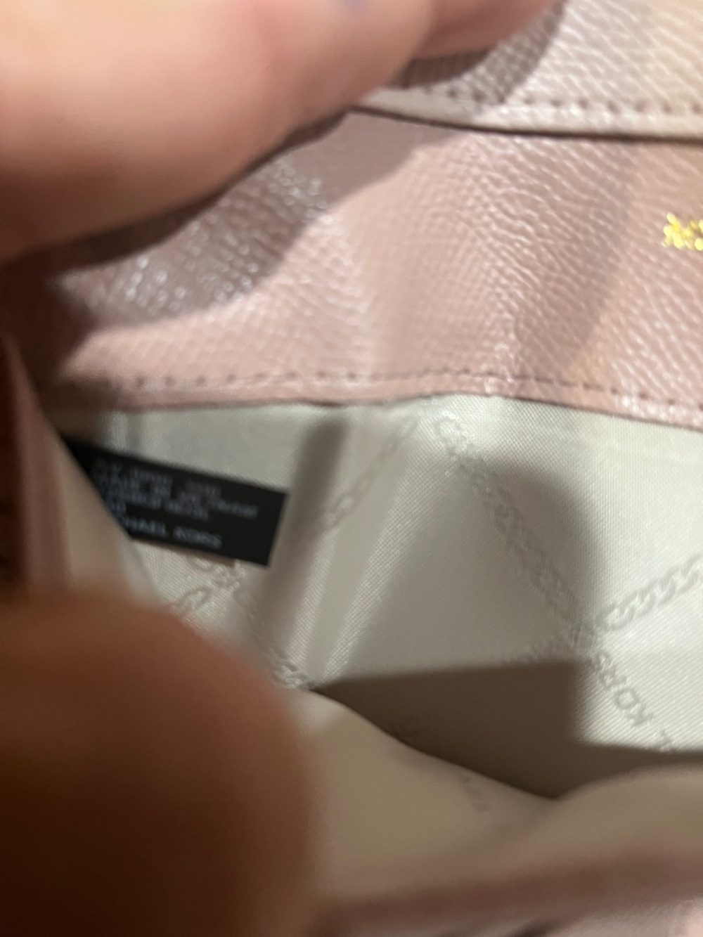 Michael Kors NWOT Blush Saffiano Leather Zip Wallet - Picture 6 of 7